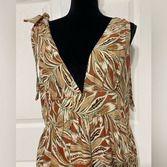 House of Harlow 1960 Floral bohemian dress size L - Picture 3 of 7